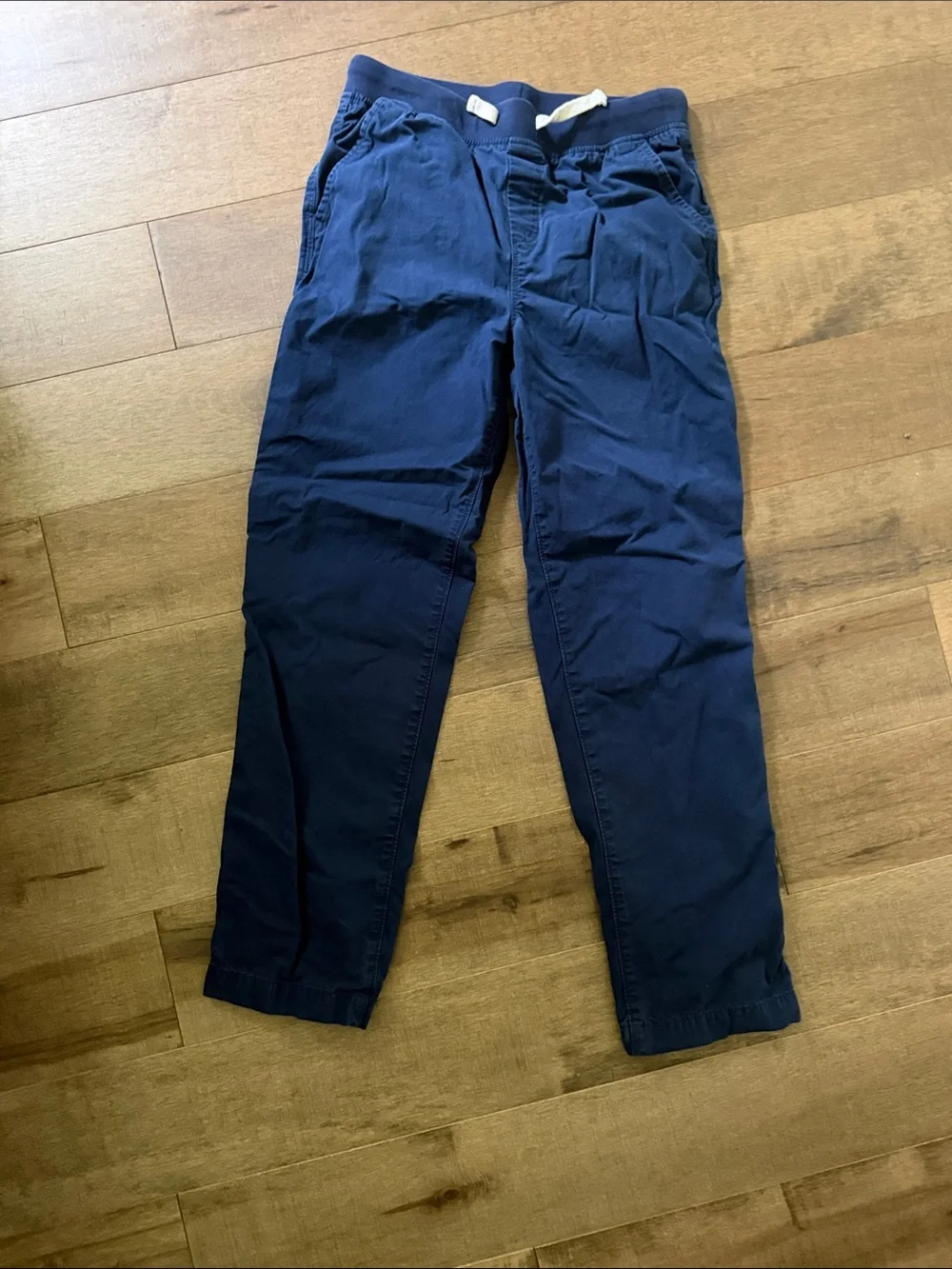 🎉Lands' End Navy Blue Kids Drawstring Jogger Pants